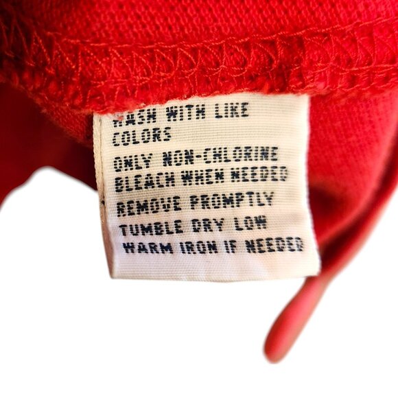Polo by Ralph Lauren Men’s Red Polo Shirt Big Pony USA Crest Grommet Collar XL - Picture 10 of 13